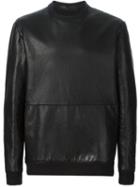 Salvatore Santoro Leather Sweatshirt