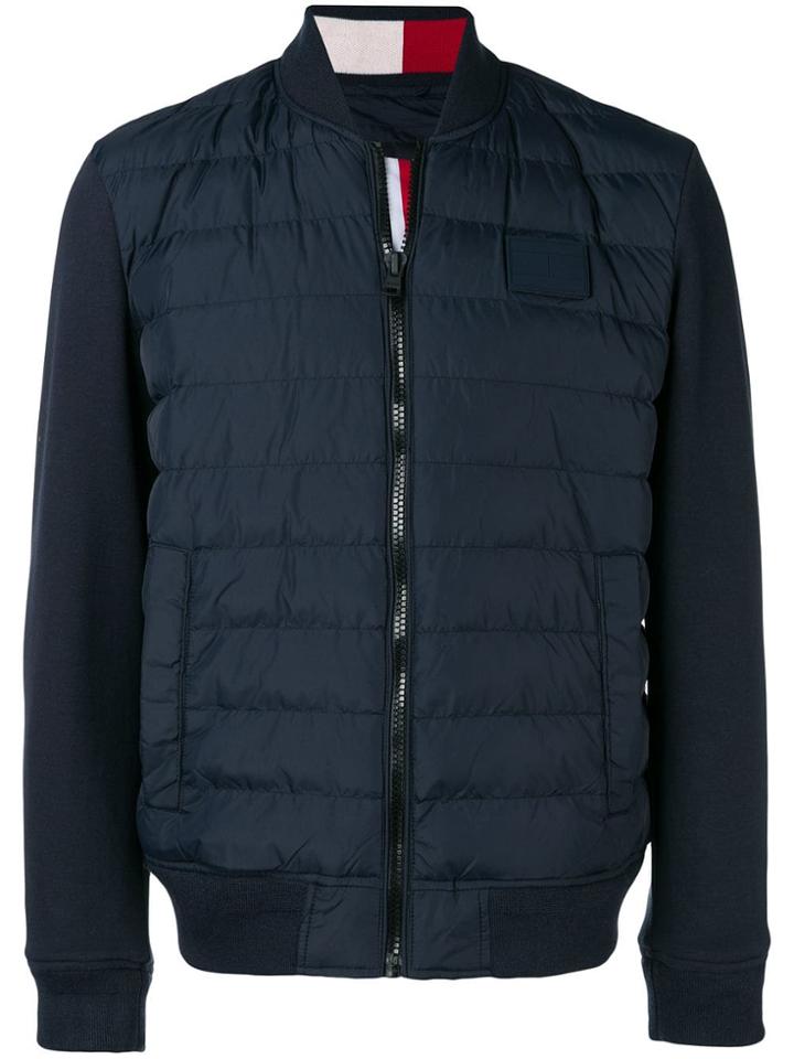 Tommy Hilfiger Padded Bomber Jacket - Blue