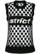 Alexander Wang - Strict Knitted Top - Women - Nylon/wool - M, Black, Nylon/wool