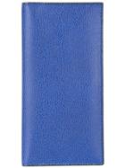 Valextra Vertical Flat Cardholder - Blue