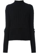 Dorothee Schumacher Cable Knit Jumper, Women's, Size: 2, Black, Cashmere