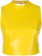 Manokhi Carrie Cropped Top - Yellow & Orange