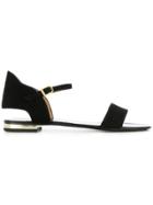 Marc Ellis Open-toe Buckle Sandals - Black
