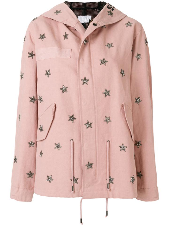 As65 Glitter Star Jacket - Pink & Purple