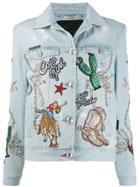 Philipp Plein Denim Jacket Cowboy - Blue