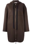 Marni Hooded Coat - Brown
