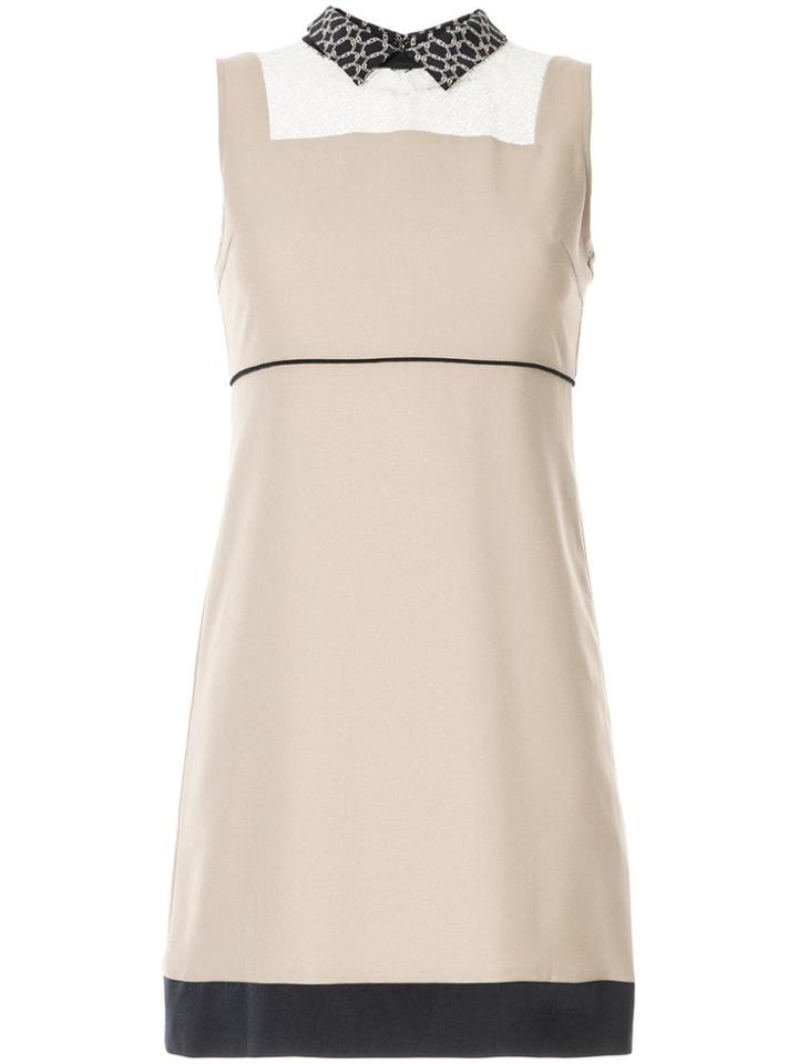 Loveless Sheer Panel Dress - Neutrals