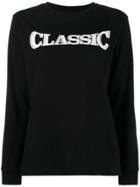 Ashley Williams Crew Neck T Shirt With Rear Print - Black
