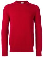 Saint Laurent Round Neck Cashmere Jumper - Red