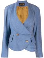 Vivienne Westwood Pre-owned Double-breasted Peplum Jacket - Blue