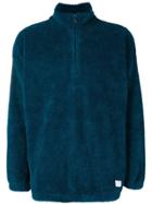 The Silted Company Half Zip Jumper - Blue