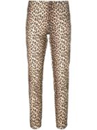 P.a.r.o.s.h. Animal Print Slim Fit Trousers