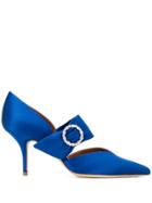 Malone Souliers Embellished Mid Heel Pumps - Blue