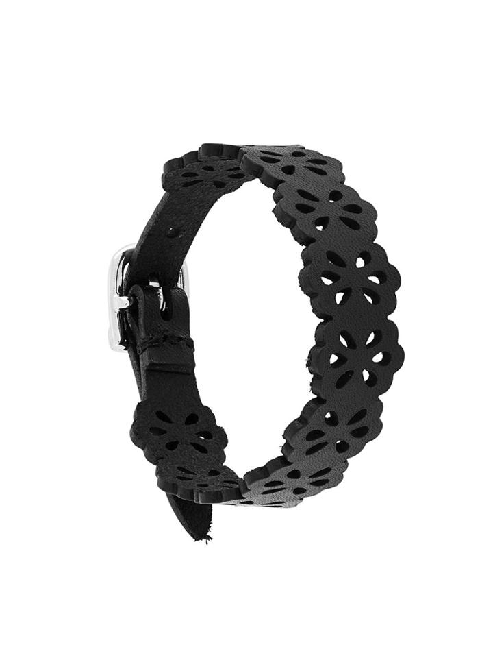 Diesel Laser-cut Bracelet - Black