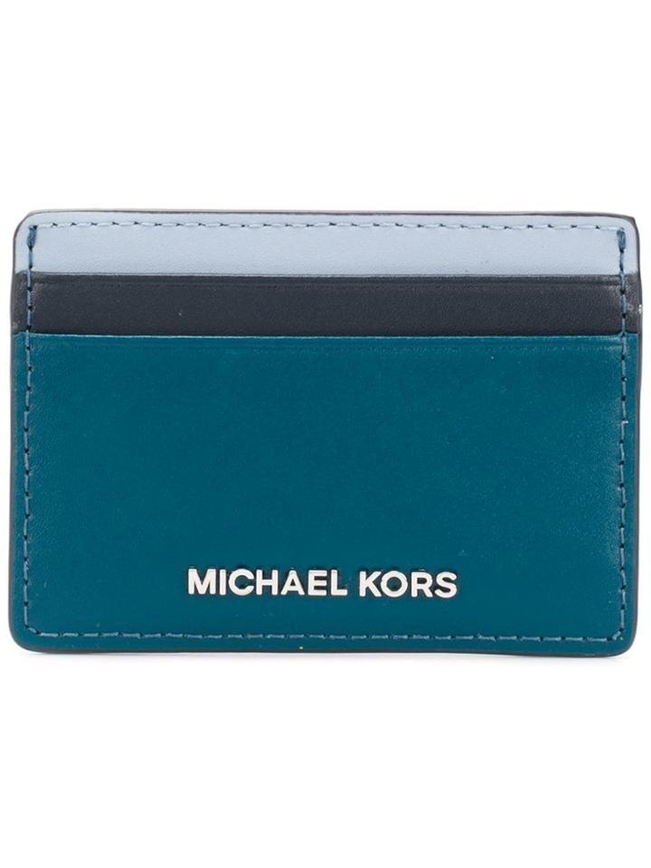 Michael Michael Kors Small Card Wallet - Blue
