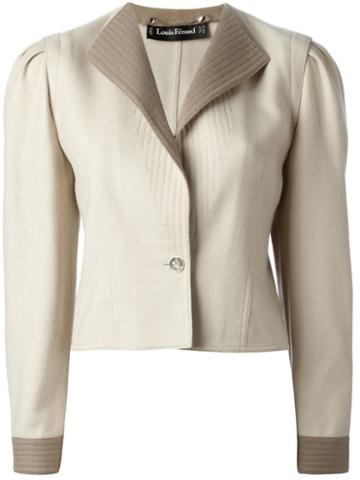 Louis Feraud Pre-owned Fitted Tonal Jacket - Neutrals