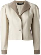 Louis Feraud Pre-owned Fitted Tonal Jacket - Neutrals