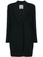 Moschino Pre-owned Shawl Lapel Coat - Black