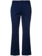 Pt01 Tailored Cropped Trousers - Blue