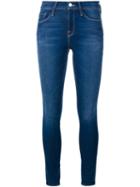 Frame Denim Le Skinny De Jeanne Ultra Skinny Jeans, Women's, Size: 26, Blue, Cotton/polyester/spandex/elastane