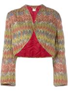 Missoni Vintage Padded Bolero Jacket, Women's, Size: 42