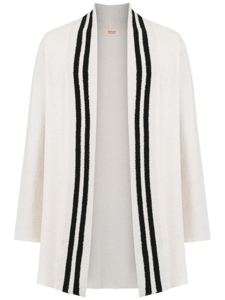 Osklen Knitted Cardigan - White
