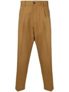 Pt01 Slim-fit Tailored Trousers - Brown