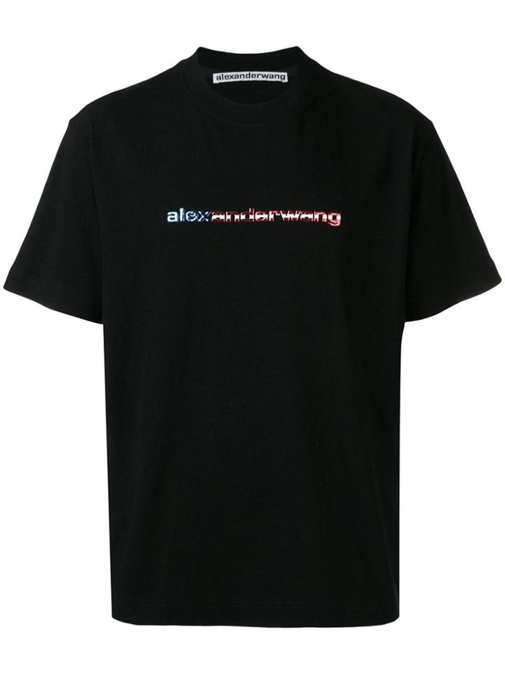 Alexander Wang Logo Print T-shirt - Black