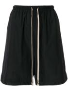 Rick Owens Relaxed Track Shorts - Black