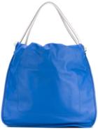 Marni - 'nuage' Drawstring Shoulder Bag - Women - Calf Leather - One Size, Blue, Calf Leather