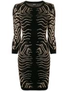 Just Cavalli Animal Print Dress - Black