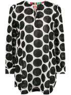 Le Sirenuse Macro Polka-dot Blouse - Black