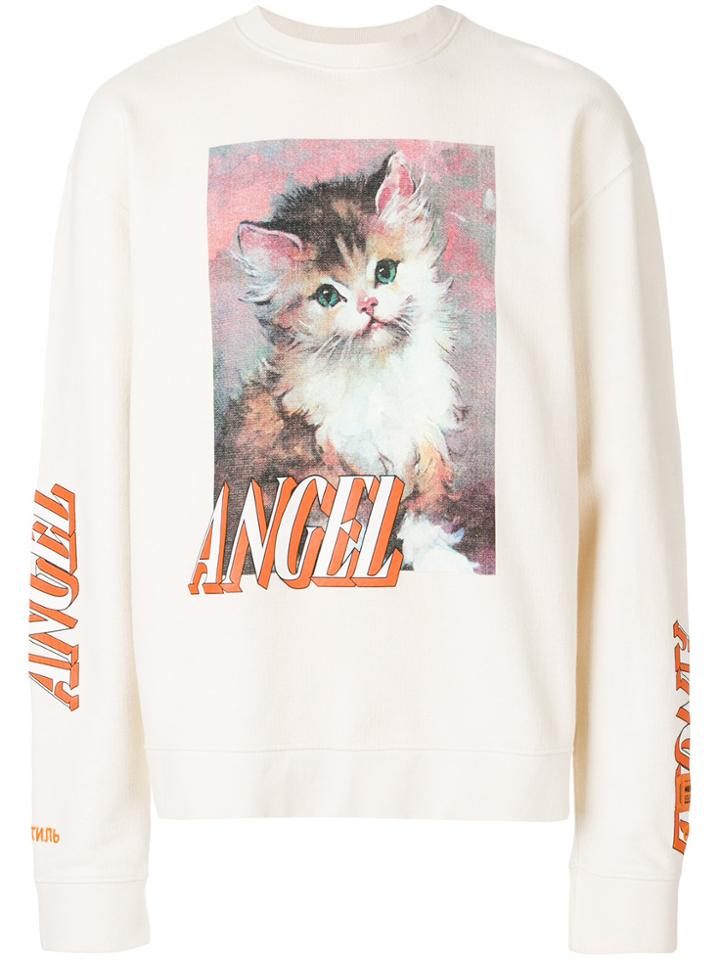 Heron Preston Angel Sweatshirt - Nude & Neutrals