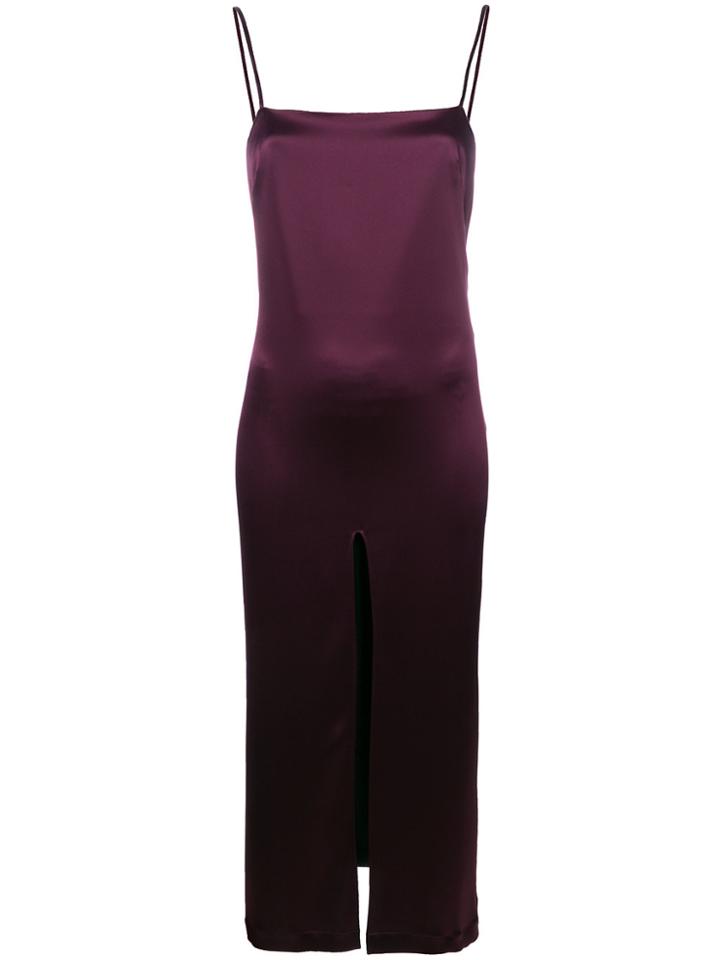 Ssheena Fitted Slip Dress - Pink & Purple