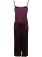 Ssheena Fitted Slip Dress - Pink & Purple