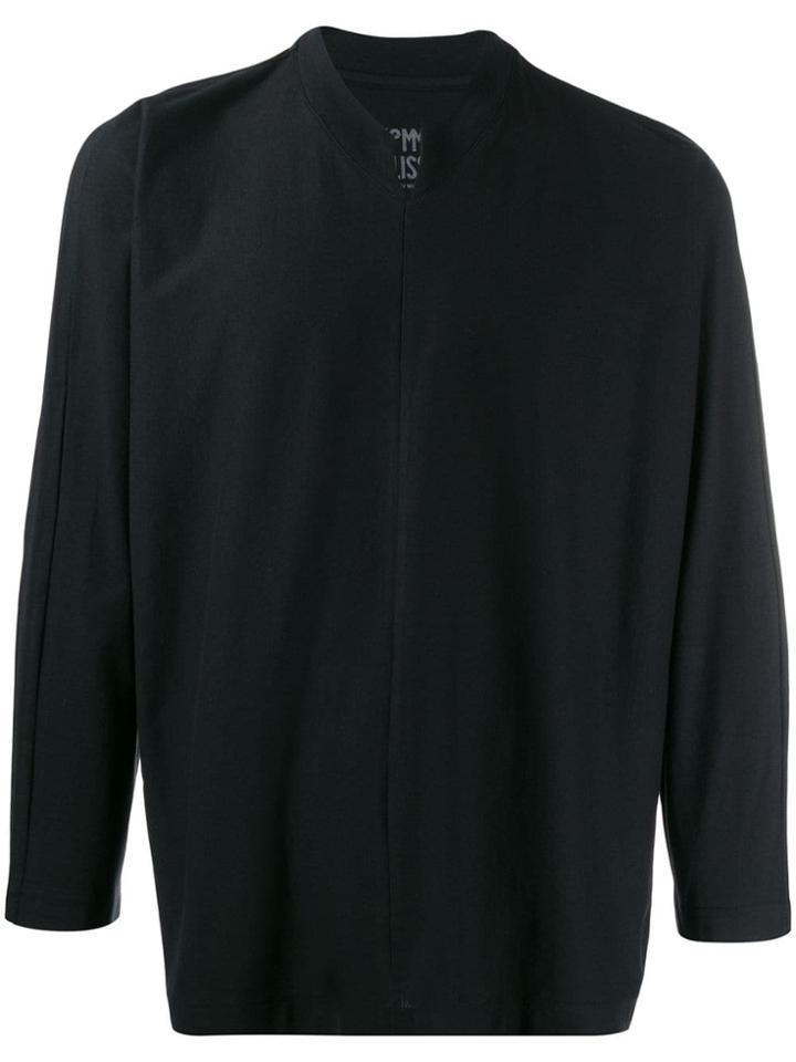 Homme Plissé Issey Miyake Long-sleeved T-shirt - Black