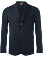 Barena Pinstriped Blazer, Men's, Size: 46, Blue, Virgin Wool/spandex/elastane