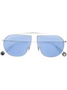 Ahlem Tear Drop Frame Sunglasses - Silver