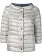 Herno Grey Quilted Jacket