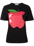 Peter Jensen Apple T-shirt, Women's, Size: Small, Black, Cotton