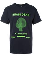 Brain Dead 'chris Oh All Night Long' T-shirt, Men's, Size: Small, Black, Cotton