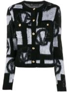Versace Knitted Vg Cardigan - Black