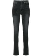 Saint Laurent Star Skinny Jeans - Black