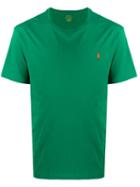 Ralph Lauren Logo Embroidered T-shirt - Green
