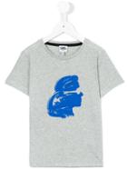 Karl Lagerfeld Kids - Karl Silhouette T-shirt - Kids - Cotton - 10 Yrs, Girl's, Grey