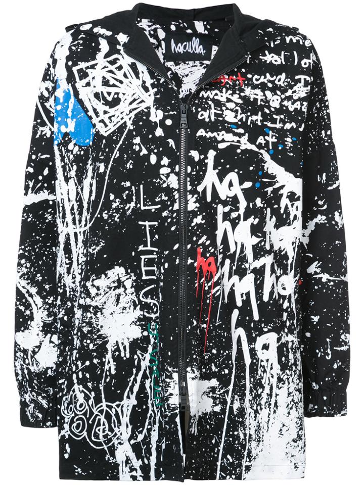 Haculla Paint Canvas Jacket - Black