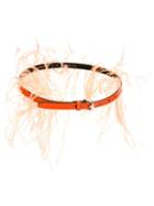 Emilio Pucci Feather Trim Belt