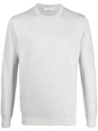 Cruciani Relaxed-fit Knitted Jumper - Grey