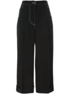 Marco De Vincenzo Wide-legged Cropped Trousers