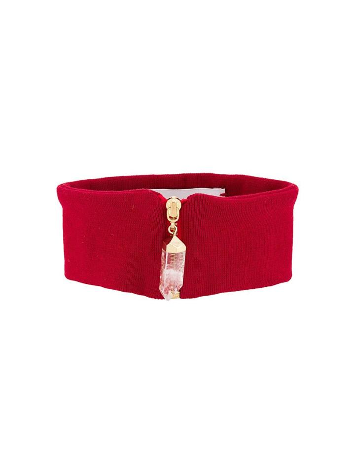 Atu Body Couture Zip Choker - Red